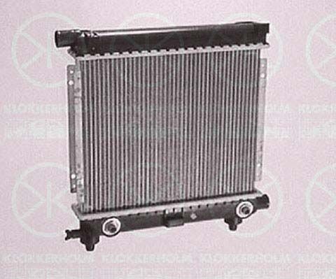 KLOKKERHOLM radiatorius, variklio aušinimas 3526302064