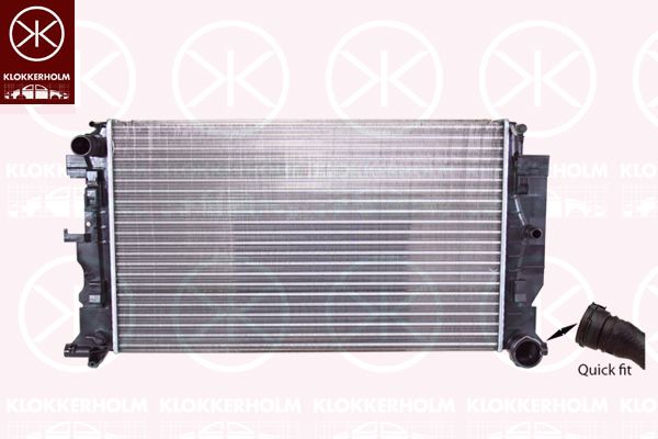 KLOKKERHOLM radiatorius, variklio aušinimas 3547302402
