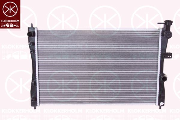 KLOKKERHOLM Радиатор, охлаждение двигателя 3711302172
