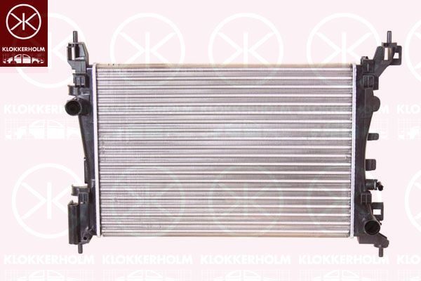 KLOKKERHOLM Радиатор, охлаждение двигателя 5024302574