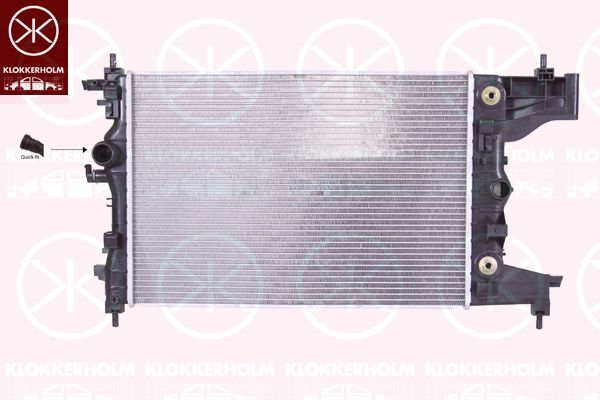 KLOKKERHOLM radiatorius, variklio aušinimas 5053302486