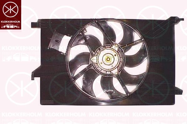 KLOKKERHOLM ventiliatorius, radiatoriaus 50782601