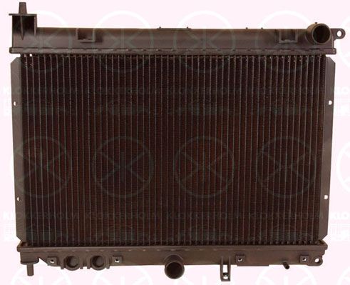 KLOKKERHOLM Радиатор, охлаждение двигателя 6430302118