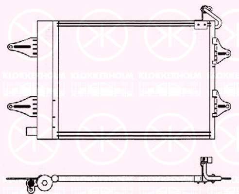 KLOKKERHOLM Конденсатор, кондиционер 7514305007