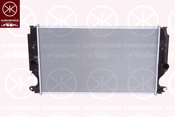 KLOKKERHOLM Радиатор, охлаждение двигателя 8118302402