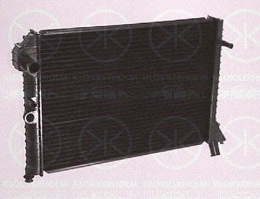 KLOKKERHOLM radiatorius, variklio aušinimas 9007302060