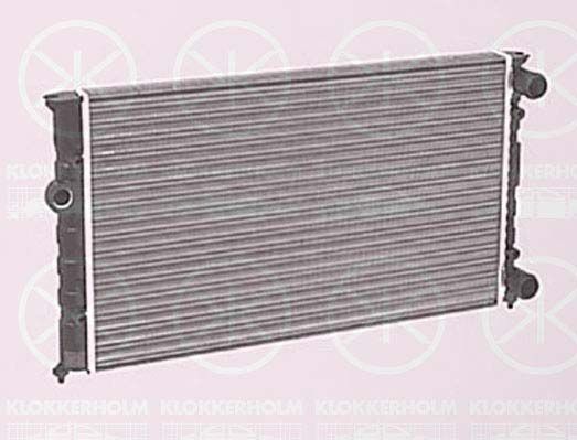 KLOKKERHOLM radiatorius, variklio aušinimas 9522302099