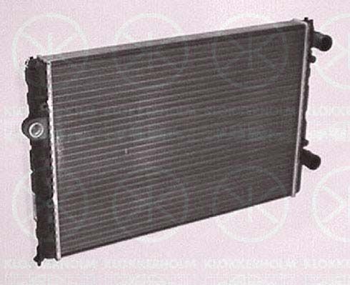KLOKKERHOLM radiatorius, variklio aušinimas 9538302119