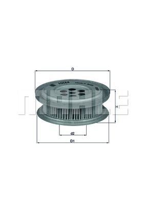 KNECHT hidraulinis filtras, vairo sistema HX 44