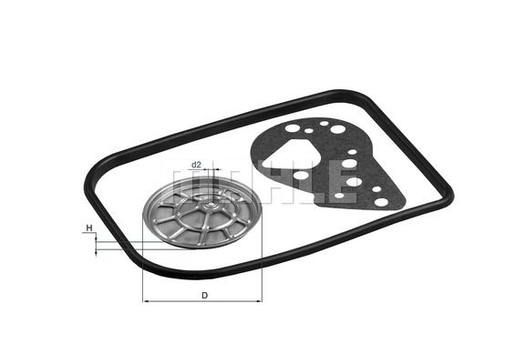 KNECHT hidraulinis filtras, automatinė transmisija HX 82D