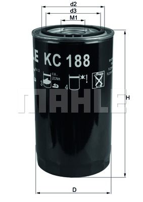 KNECHT Топливный фильтр KC 188