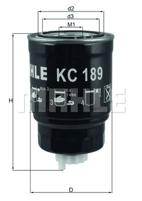 KNECHT Топливный фильтр KC 189