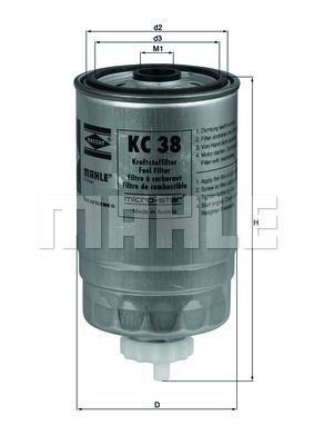 KNECHT kuro filtras KC 38
