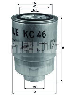 KNECHT kuro filtras KC 46