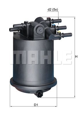 KNECHT Топливный фильтр KL 414