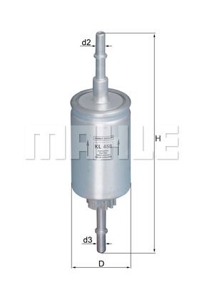 KNECHT Топливный фильтр KL 458