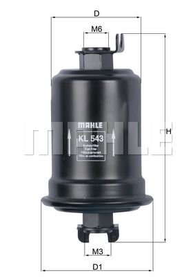 KNECHT Топливный фильтр KL 543