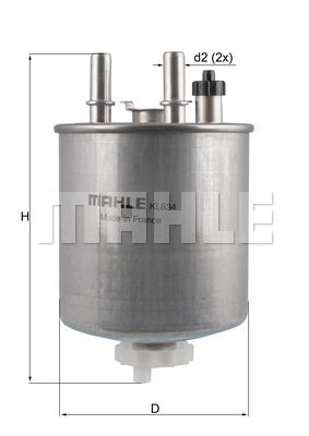 KNECHT Топливный фильтр KL 834