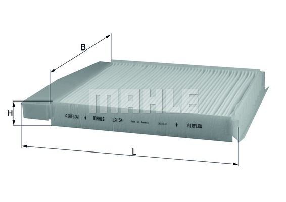 KNECHT filtras, salono oras LA 54