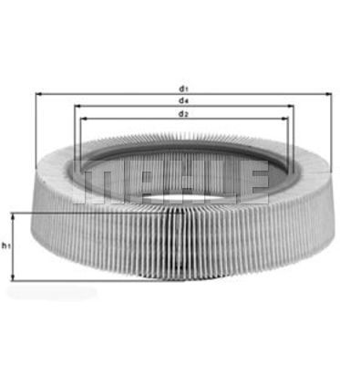 KNECHT Воздушный фильтр LX 114