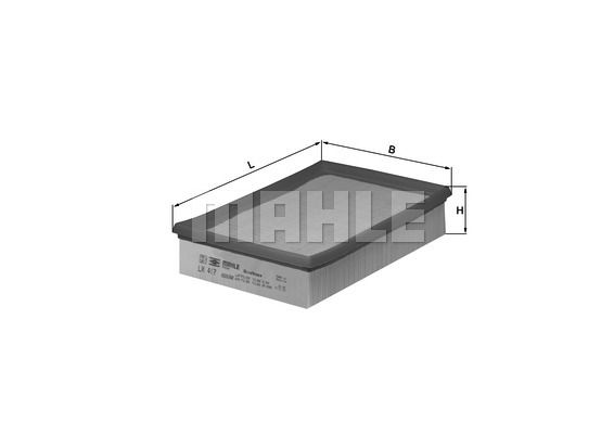 KNECHT Воздушный фильтр LX 417