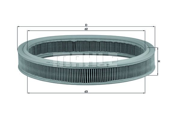 KNECHT Воздушный фильтр LX 527