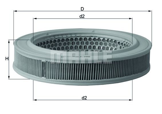 KNECHT Воздушный фильтр LX 552