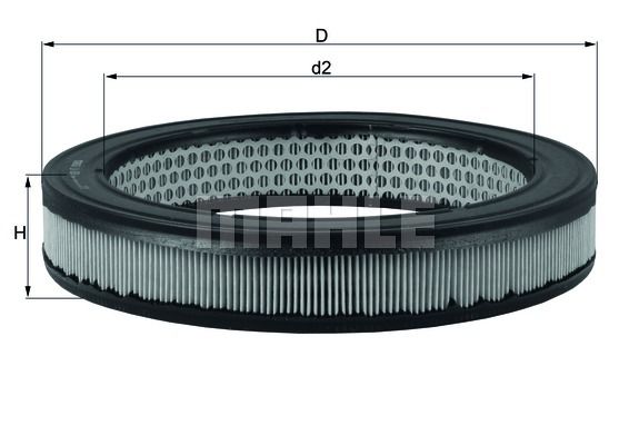 KNECHT oro filtras LX 630