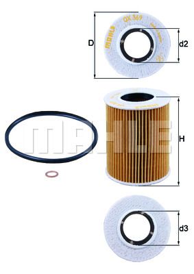 KNECHT Масляный фильтр OX 369D