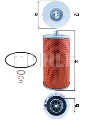 KNECHT Масляный фильтр OX 69D