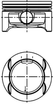 KOLBENSCHMIDT Поршень 40386600