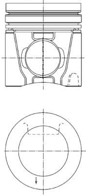 KOLBENSCHMIDT stūmoklis 41166600