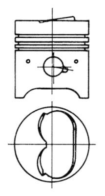 KOLBENSCHMIDT Поршень 90092630