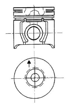 KOLBENSCHMIDT Поршень 92189600