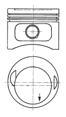 KOLBENSCHMIDT stūmoklis 93968620