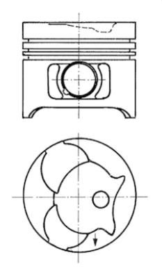 KOLBENSCHMIDT stūmoklis 94675620