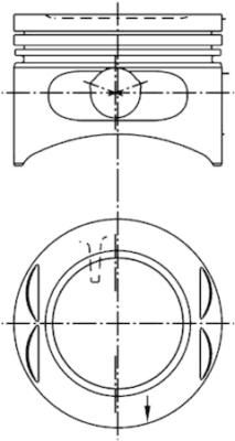 KOLBENSCHMIDT Поршень 99380601