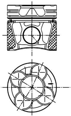 KOLBENSCHMIDT stūmoklis 99535600