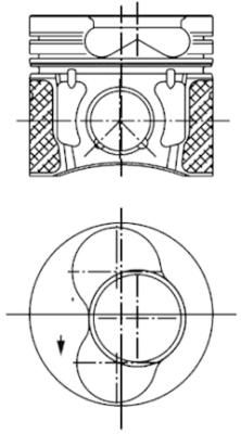 KOLBENSCHMIDT stūmoklis 99842600