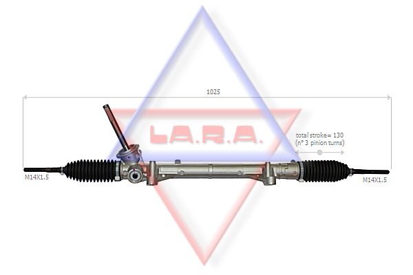 LA.R.A. Рулевой механизм 280009