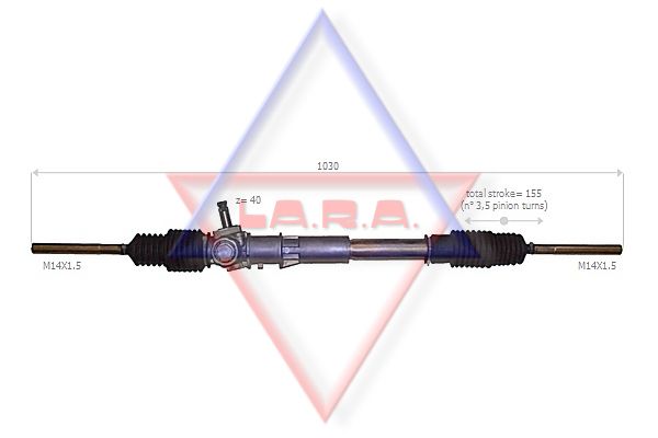 LA.R.A. Рулевой механизм 310024