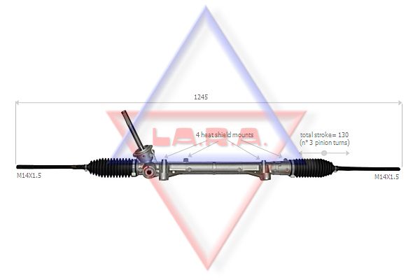 LA.R.A. Рулевой механизм 310041