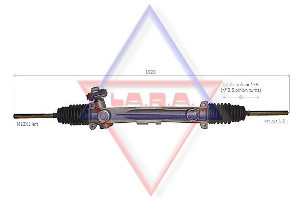 LA.R.A. Рулевой механизм 360003