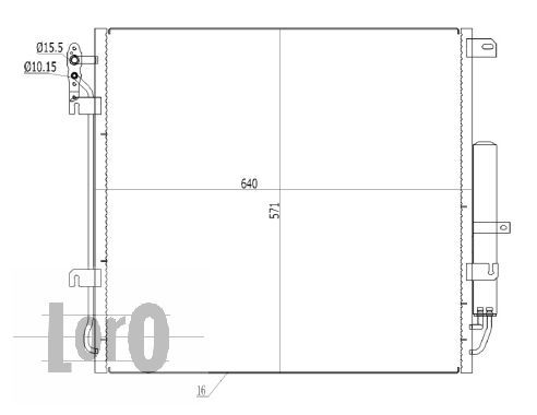 LORO kondensatorius, oro kondicionierius 027-016-0006