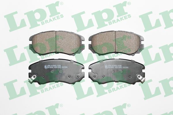 LPR Комплект тормозных колодок, дисковый тормоз 05P1369