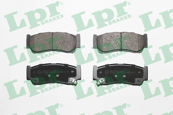LPR Комплект тормозных колодок, дисковый тормоз 05P1417