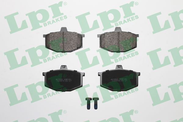 LPR Комплект тормозных колодок, дисковый тормоз 05P151
