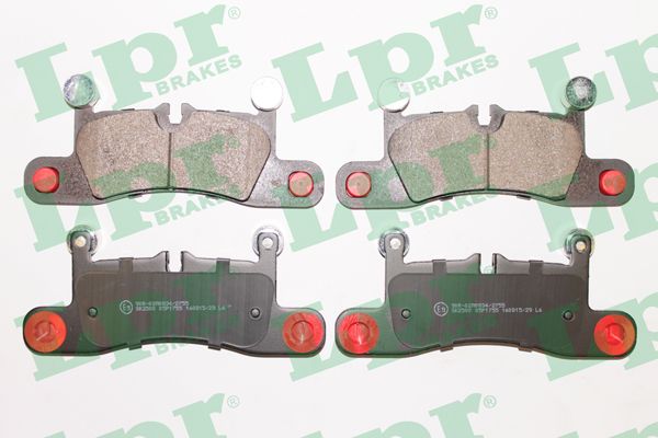 LPR Комплект тормозных колодок, дисковый тормоз 05P1755