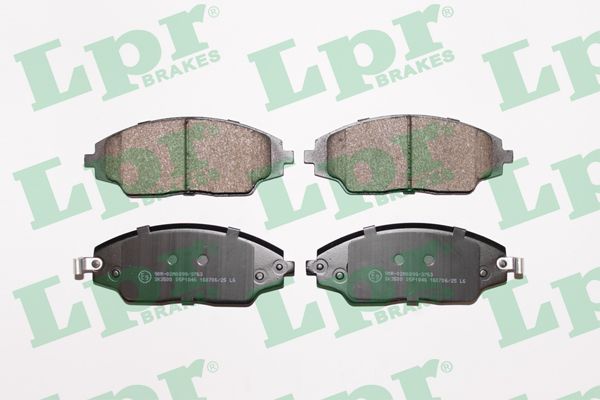 LPR Комплект тормозных колодок, дисковый тормоз 05P1846