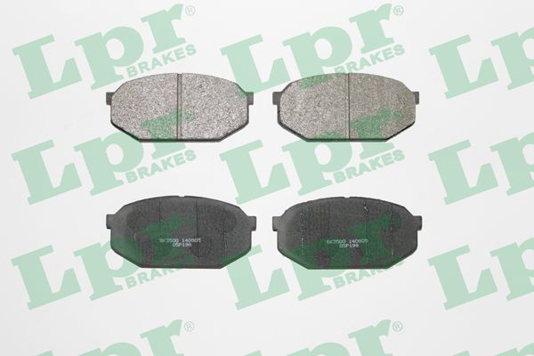 LPR Комплект тормозных колодок, дисковый тормоз 05P198